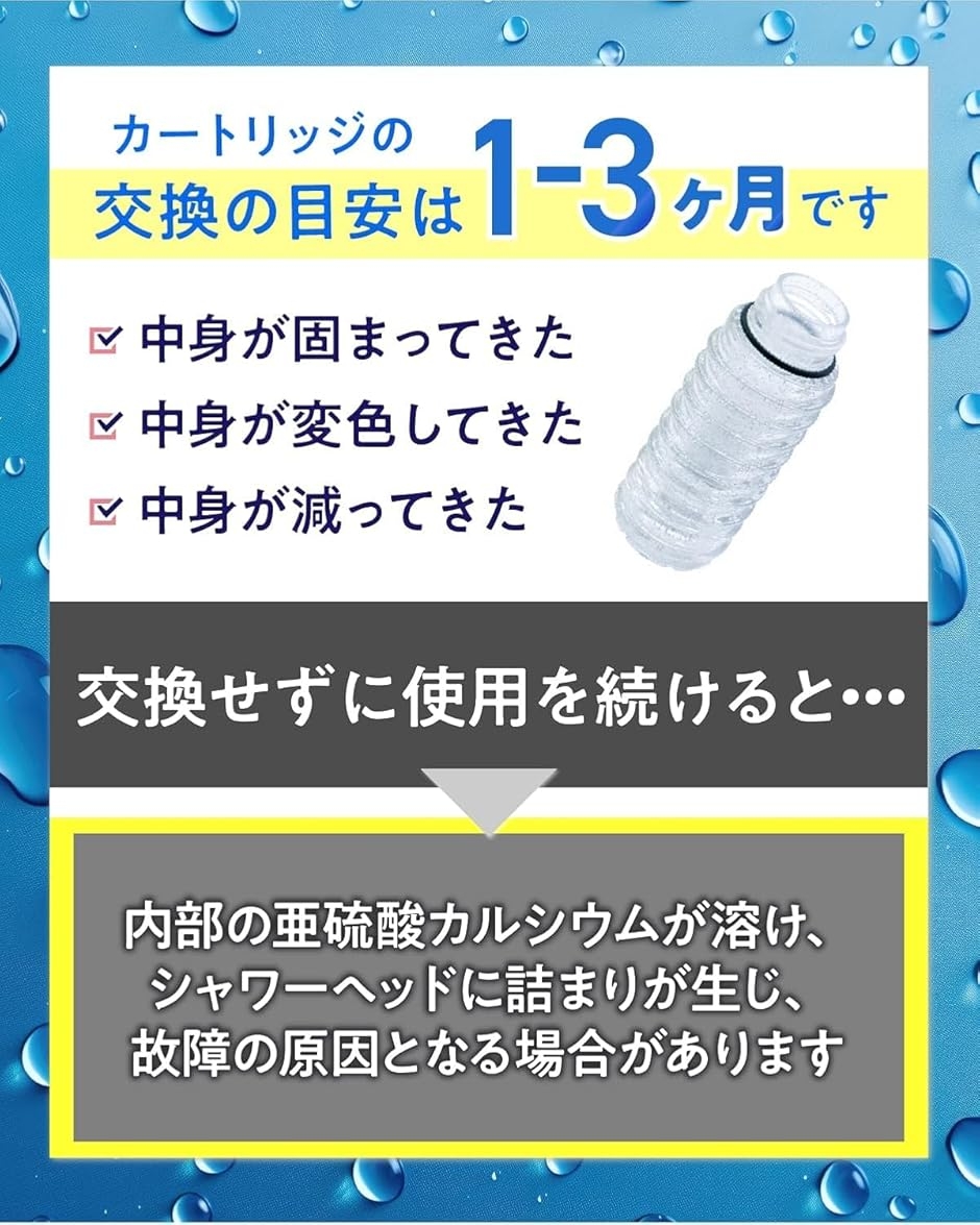 互換品】 ミラブル対応 カートリッジ シャワーヘッド用 浄水