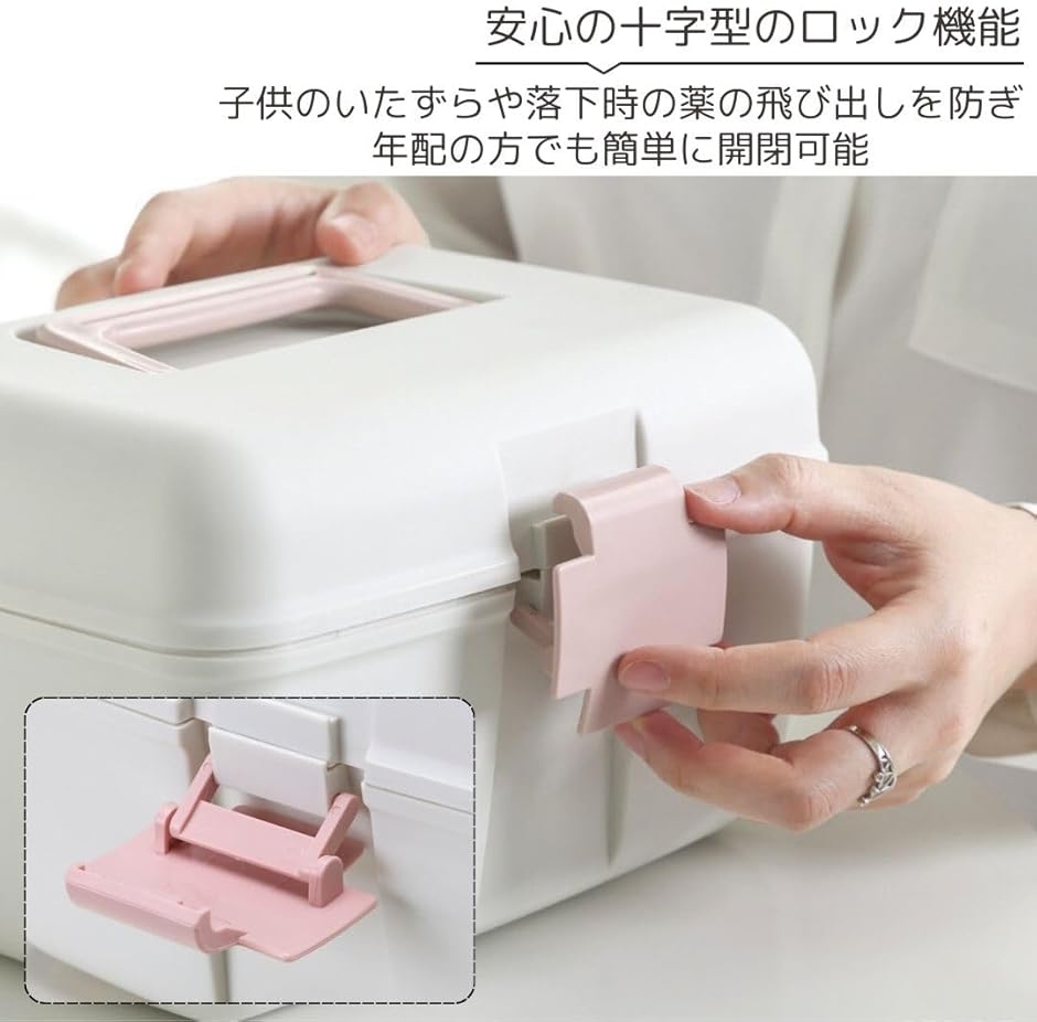薬箱 おしゃれ かわいい 小型 救急箱 可愛い 北欧 ケース 軽量 ミニ