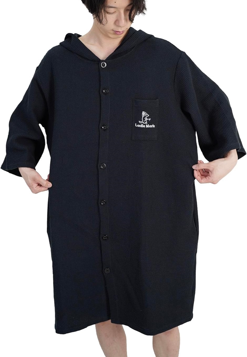 サウナポンチョ サーフポンチョ 前開き ボタン メンズ レディース