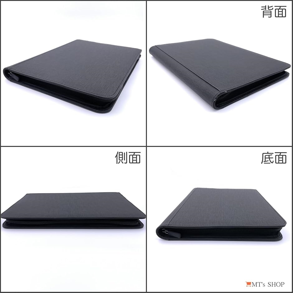 カードホルダー トレカケース ファスナーバッグ型 PUレザー 9ポケット