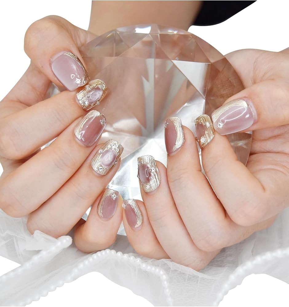 ネイルチップ 貼るだけ 簡単 ジェルネイル セルフネイル 付け爪