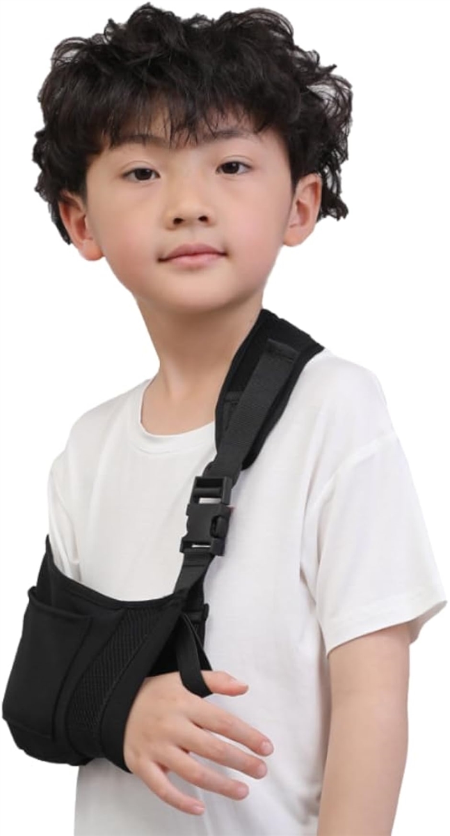 三角巾 アームホルダー 骨折 スリング アームスリング スマホポケット付き (子供用)