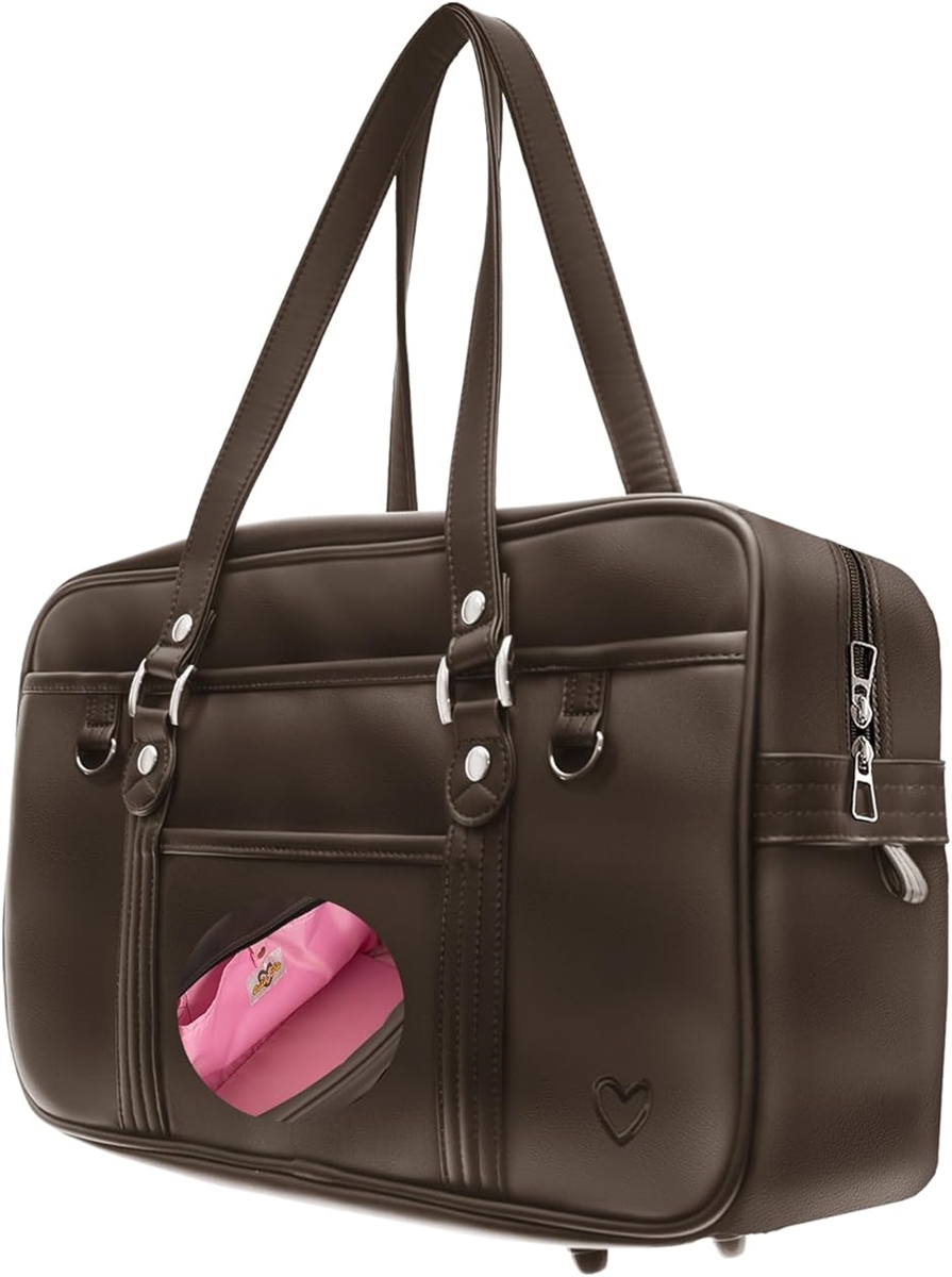 Amazon | [KUROMI] クロミ ちゃん スクールバッグ 合皮 高校生 女子