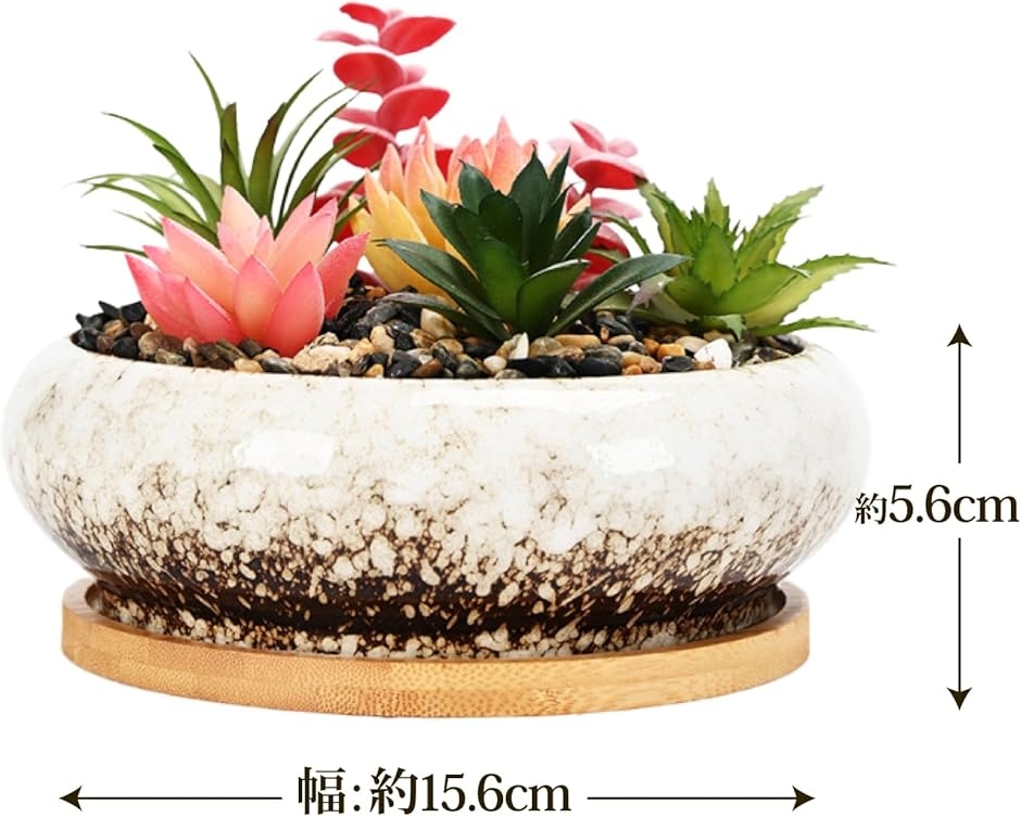 鉢 プランター 植木鉢 陶器 多肉植物 和風 観葉植物 盆栽 円形 外径