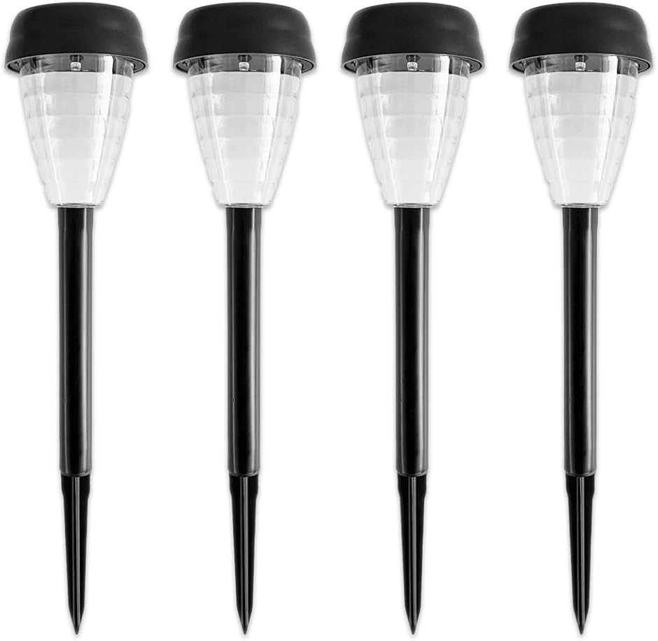 ガーデンライト ソーラー 充電 埋め込み 式 7色 屋外 IP65 防水 4個