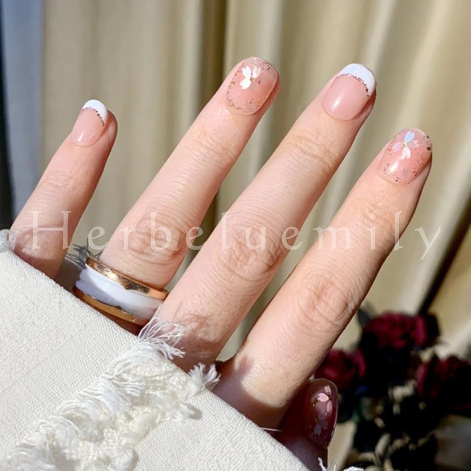 ネイルチップ ショート 手作り 付け爪 収納ケ...の詳細画像2