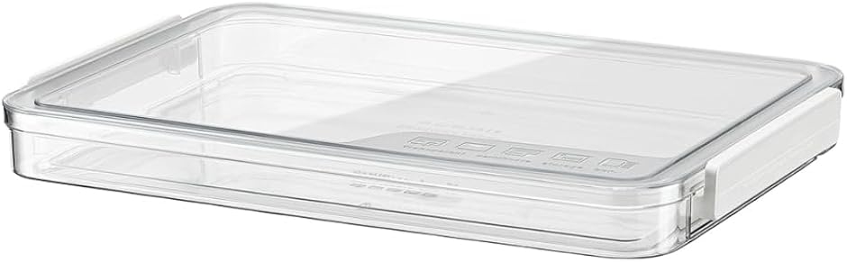 A4 ファイルケース 書類 プラスチック 小物 持ち運び 重ね置き可能 (ホワイト,  3cm)