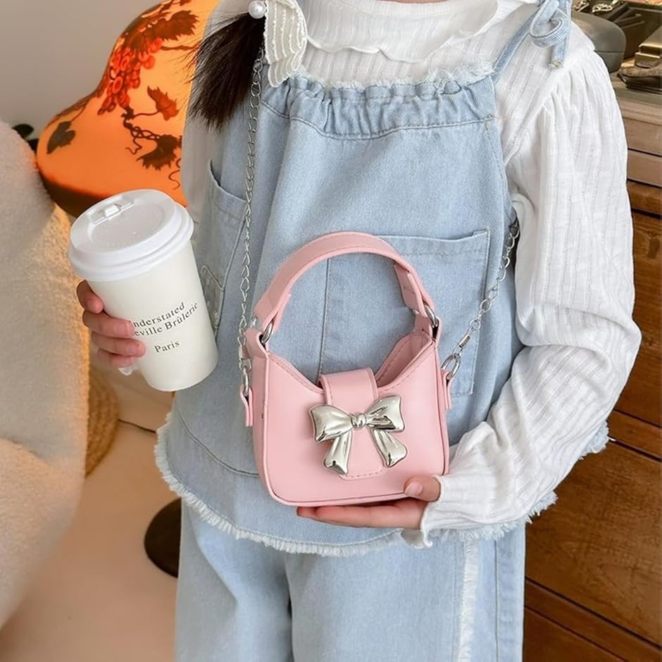 ショルダーバッグ 手提げバッグ 2way リボン 子ども かわいい 女の子