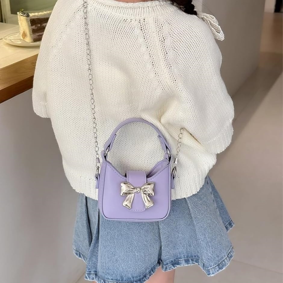 ショルダーバッグ 手提げバッグ 2way リボン 子ども かわいい 女の子