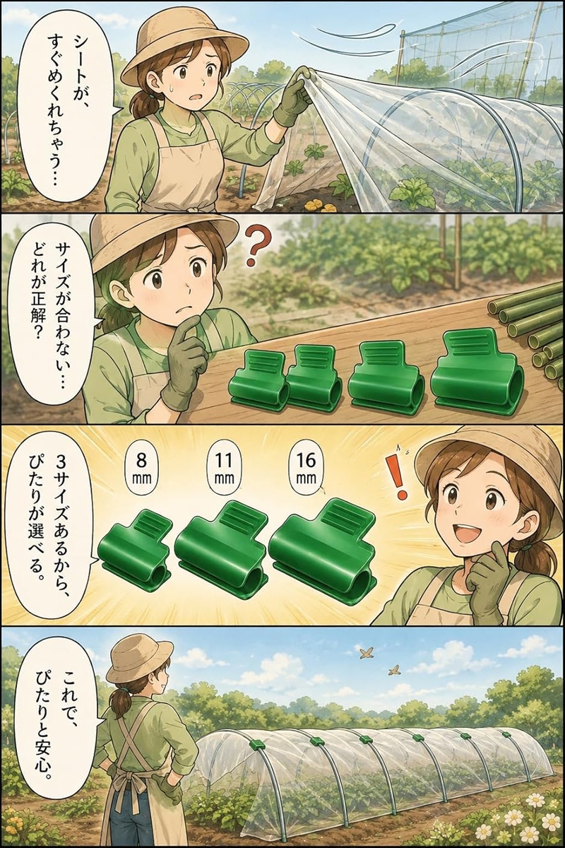 パッカー パイプクリップ ビニールハウス部材 ...の詳細画像3