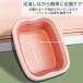 足湯 バケツ 折りたたみ 蓋付き フットバス 保温 自宅用 サロン 介護 深型 桶 たらい (ホワイト) 関連画像4