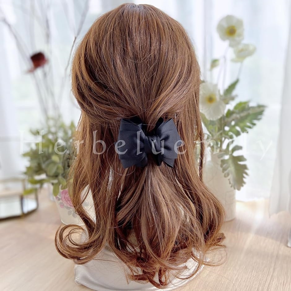 ヘアクリップ リボン リボンクリップ ヘアアクセサリー バンスクリップ