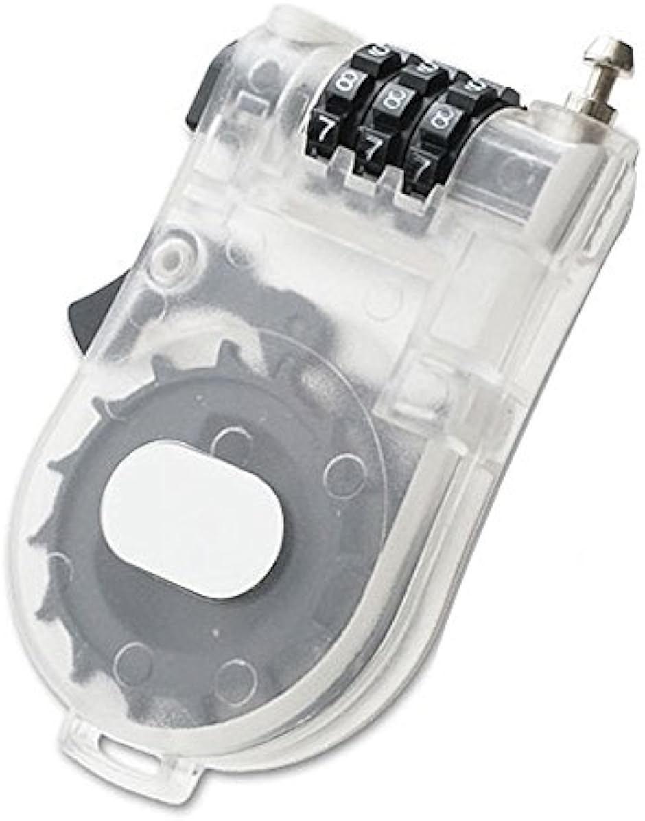 ハンディワイヤーロック ダイヤルロック 暗証番号 カギ 旅行 便利用品 防犯対策 トラベル TG100(クリアー)