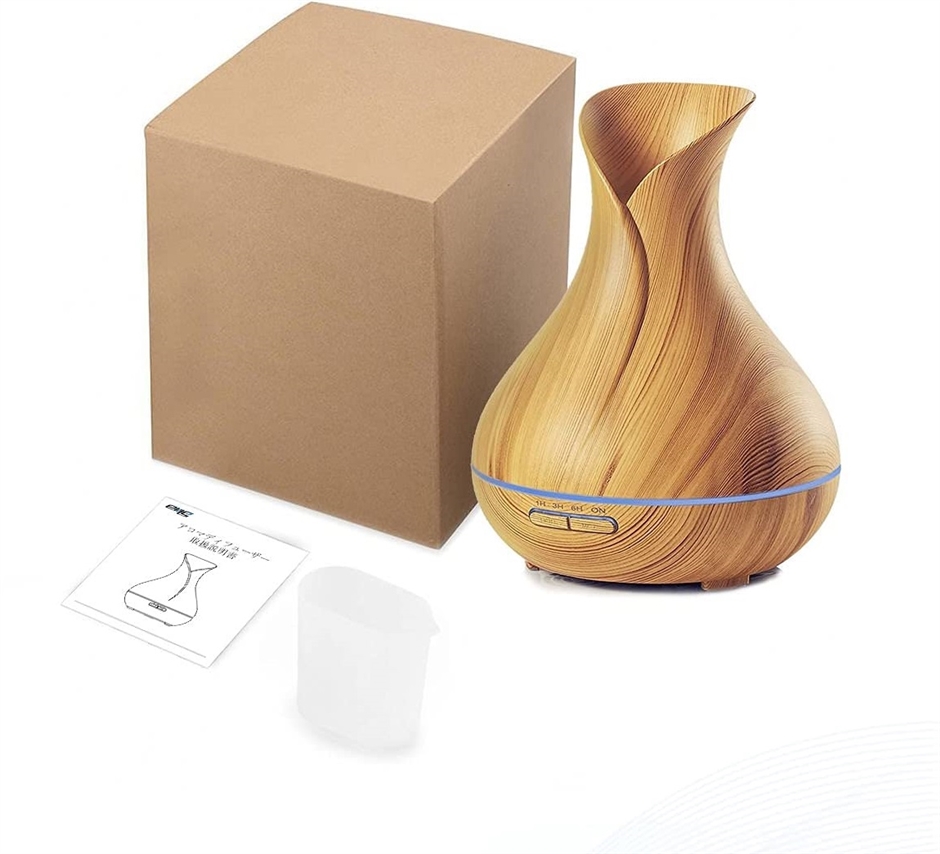 ENERG e's Vase 超音波式卓上加湿器 アロマディフューザー 400m e's Vase 超音波式卓上加湿器 アロマディフューザー 400ml 空焚き防止
