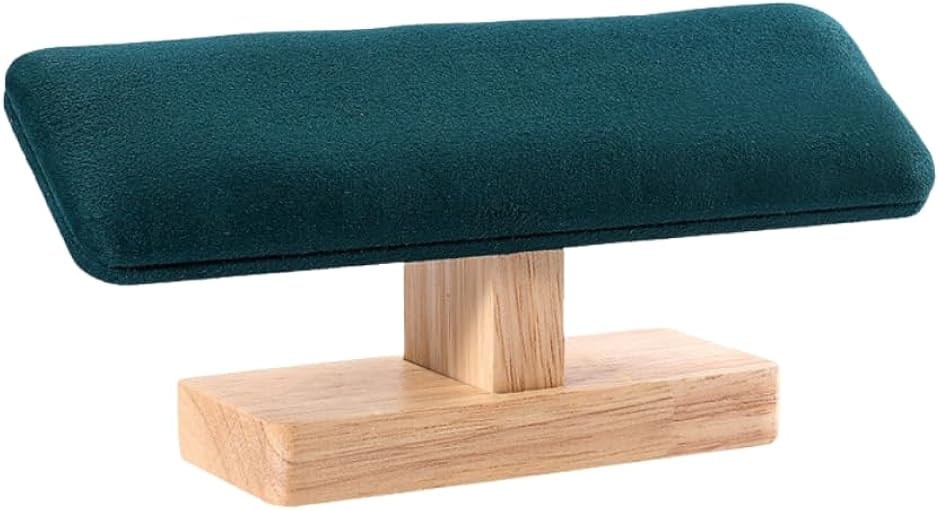 【Yahoo!ランキング1位入賞】腕時計 スタンド ウォッチスタンド 高級 置時計 時計スタンド 木製 複数 2本用 (グリーン)