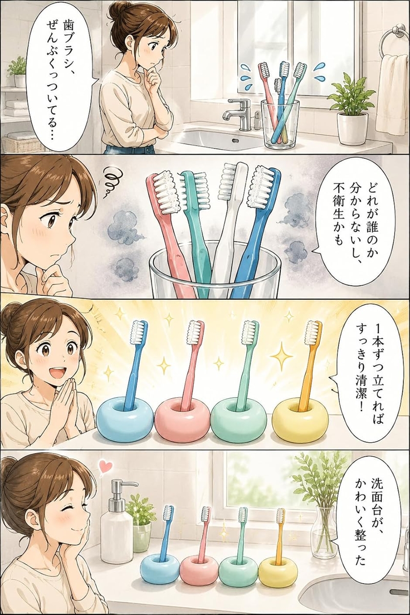 Yahoo!ランキング1位入賞】歯ブラシスタンド 歯ブラシ立て かわいい