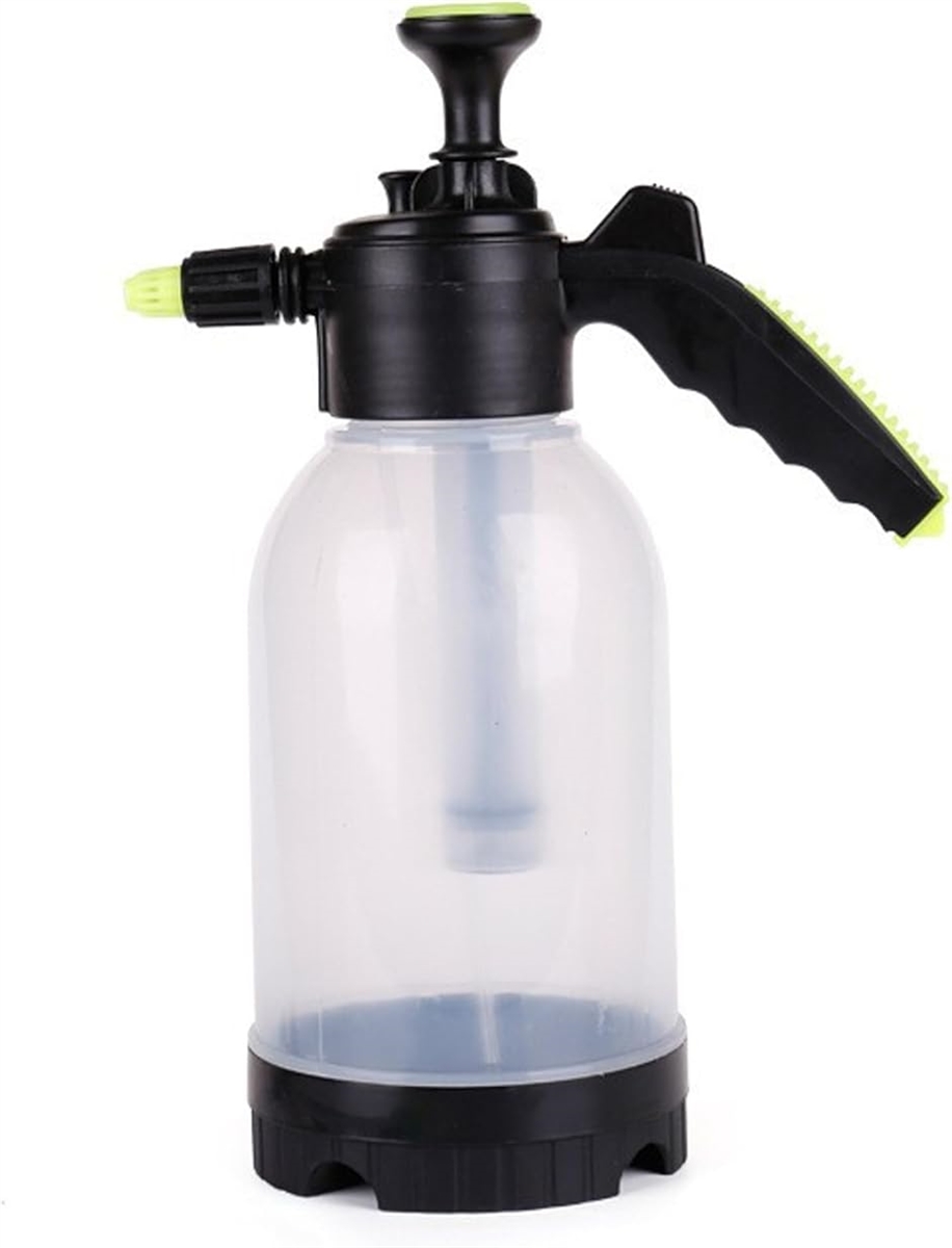 良品ラボ 噴霧器 蓄圧式 ノズル 手動 電源不要 直接噴霧 拡散噴霧 霧吹き 水やり 洗車 防虫 駆除(クリア,  クリアボトル・2L)
