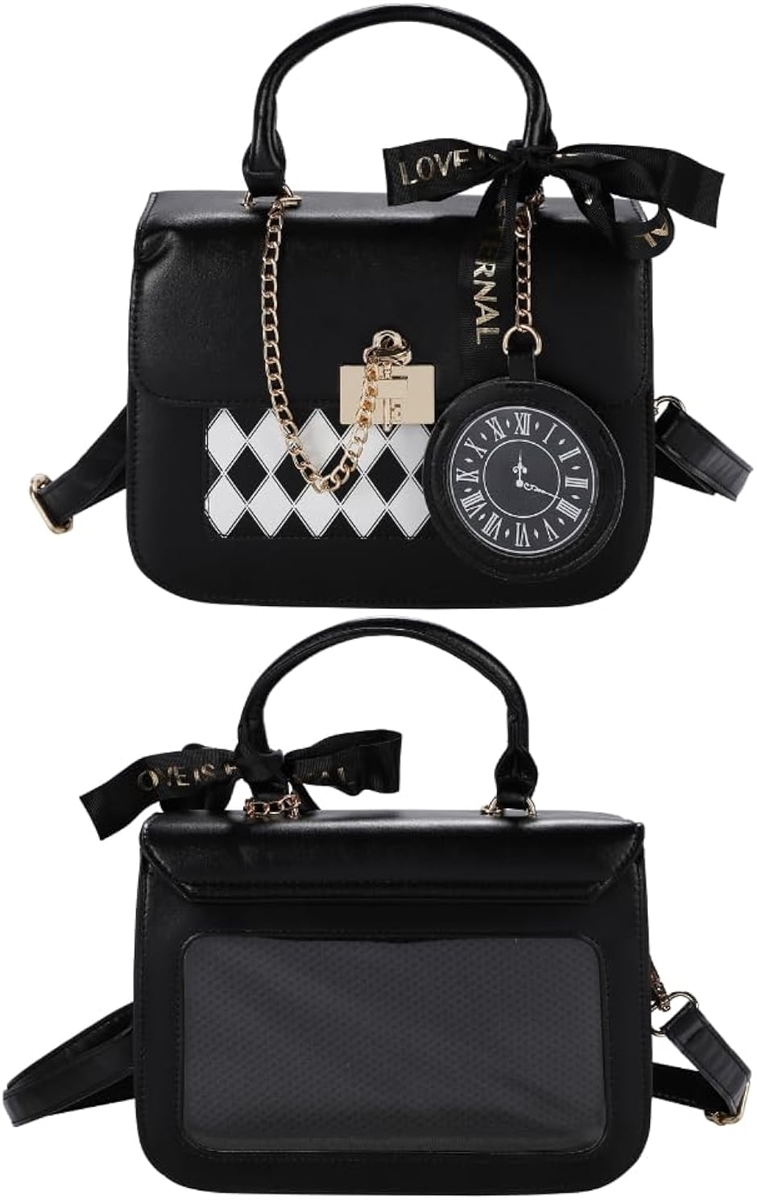 痛バッグ 小さめ ショルダー 隠せる 普段使い ミニ 2WAY ハンドバッグ