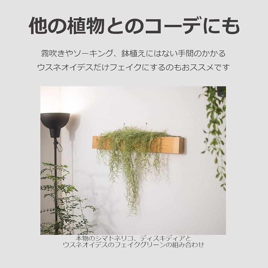 フェイクグリーン 壁掛け つり下げ エアプランツ 観葉植物 造花