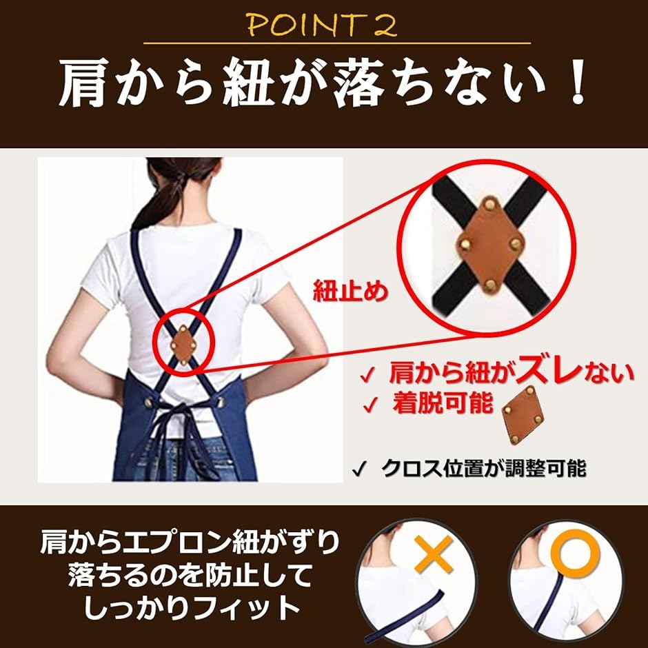 エプロン DIY 作業エプロン 厚手綿 防水 前掛け アウトドア カフェ