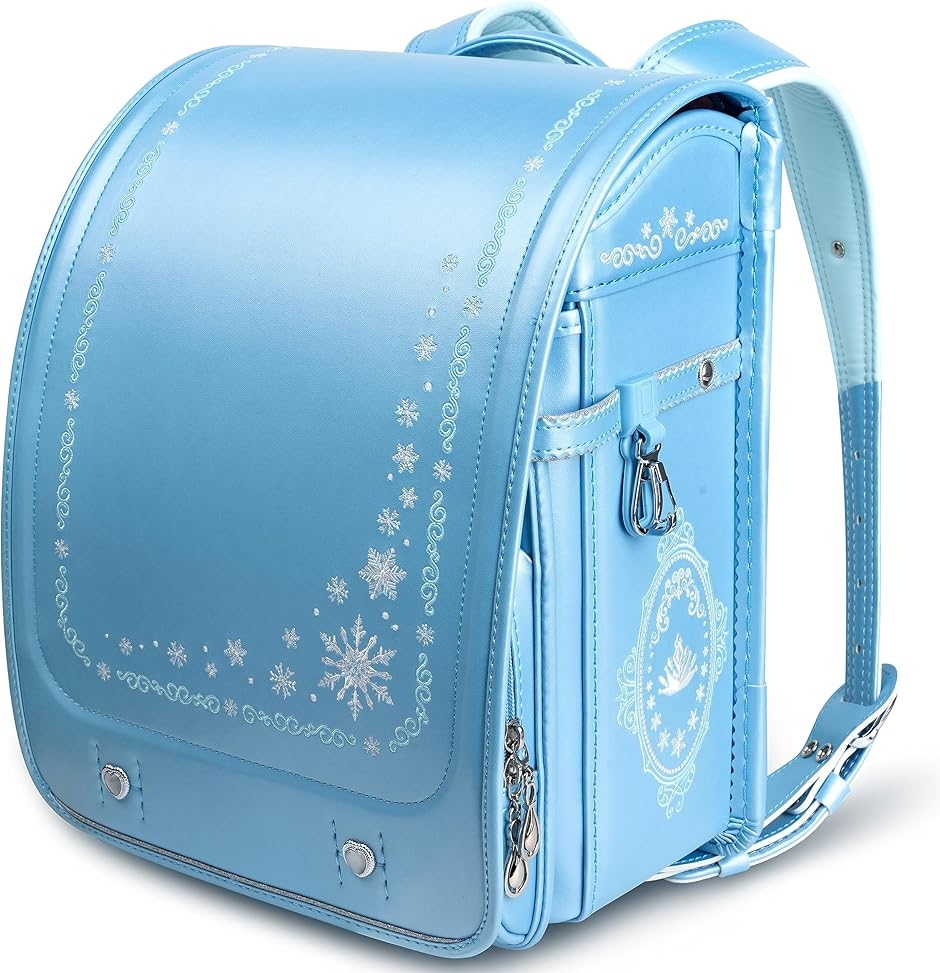 ランドセル 女の子 小学生 通学カバン 軽量 FROZEN-BLUE 高級人工皮革