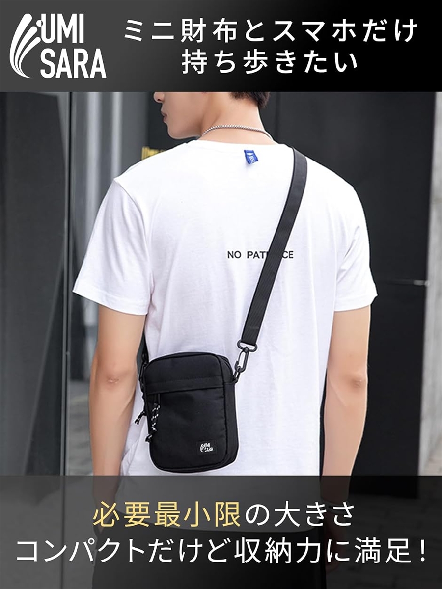 ミニショルダーバッグ サコッシュ 携帯バッグ ...の詳細画像2