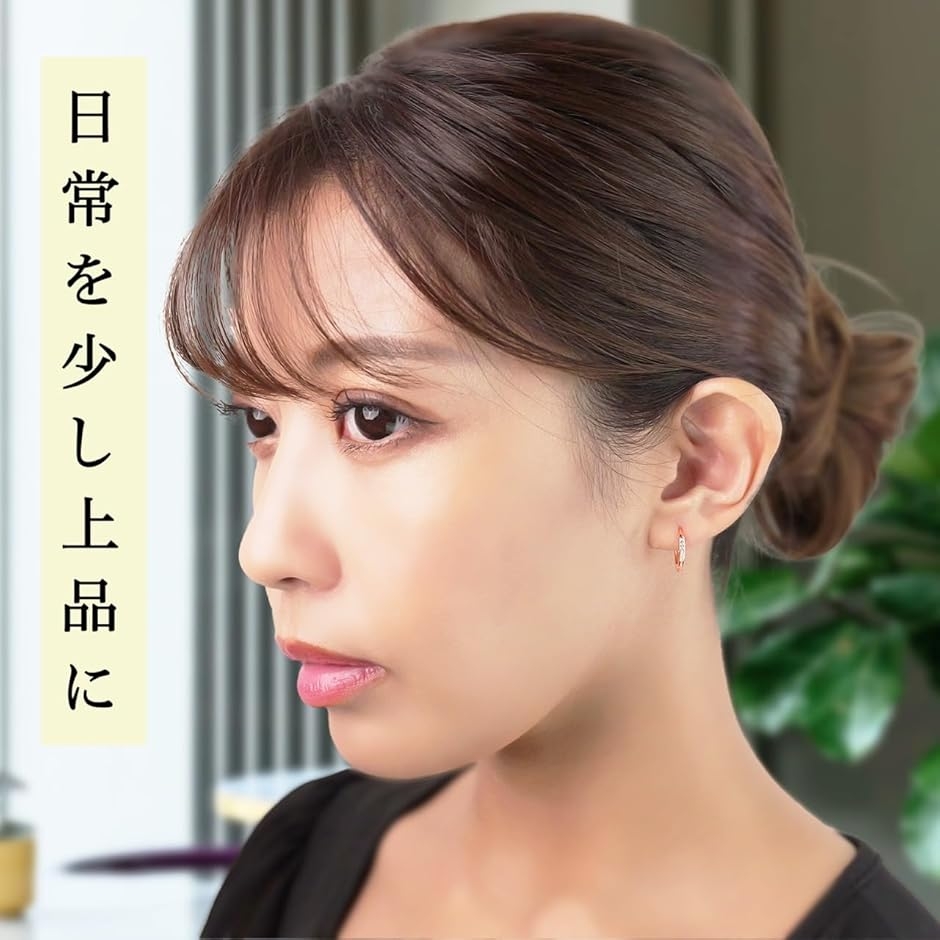ピアス レディース フープピアス リング 金属アレルギー対応 リング