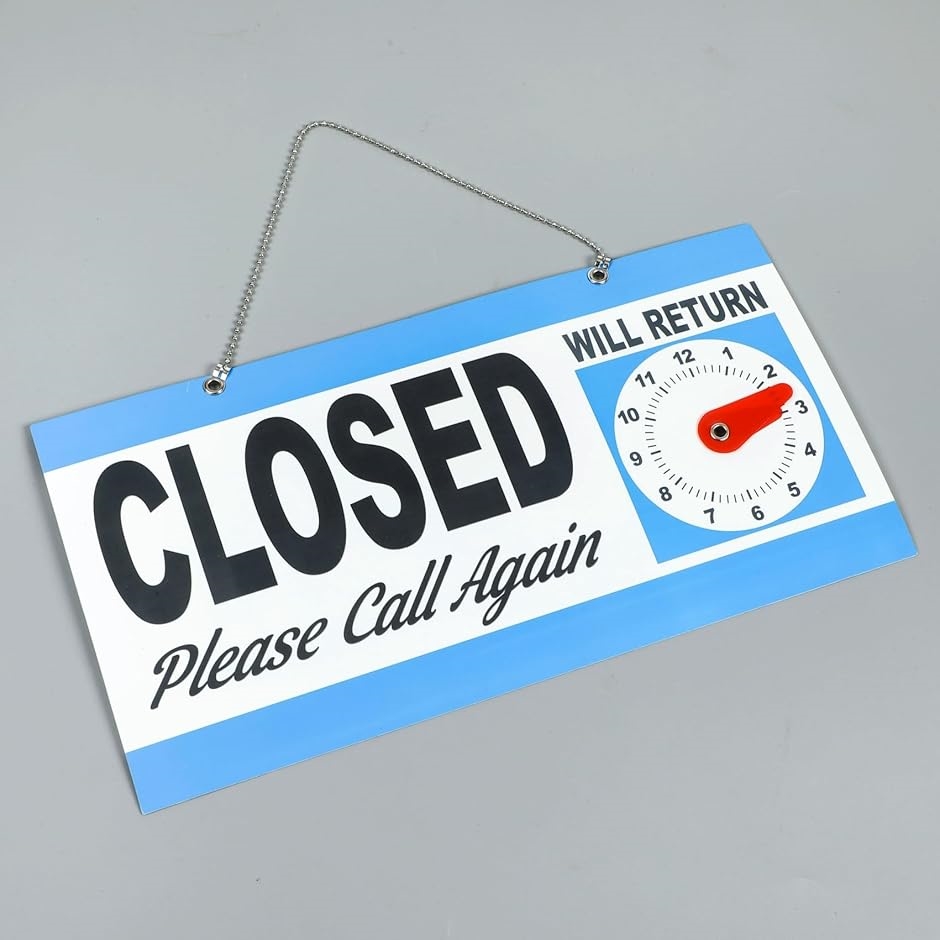 Open Close 看板 プレート sign サイン 標識 両面 営業中 開店 閉店