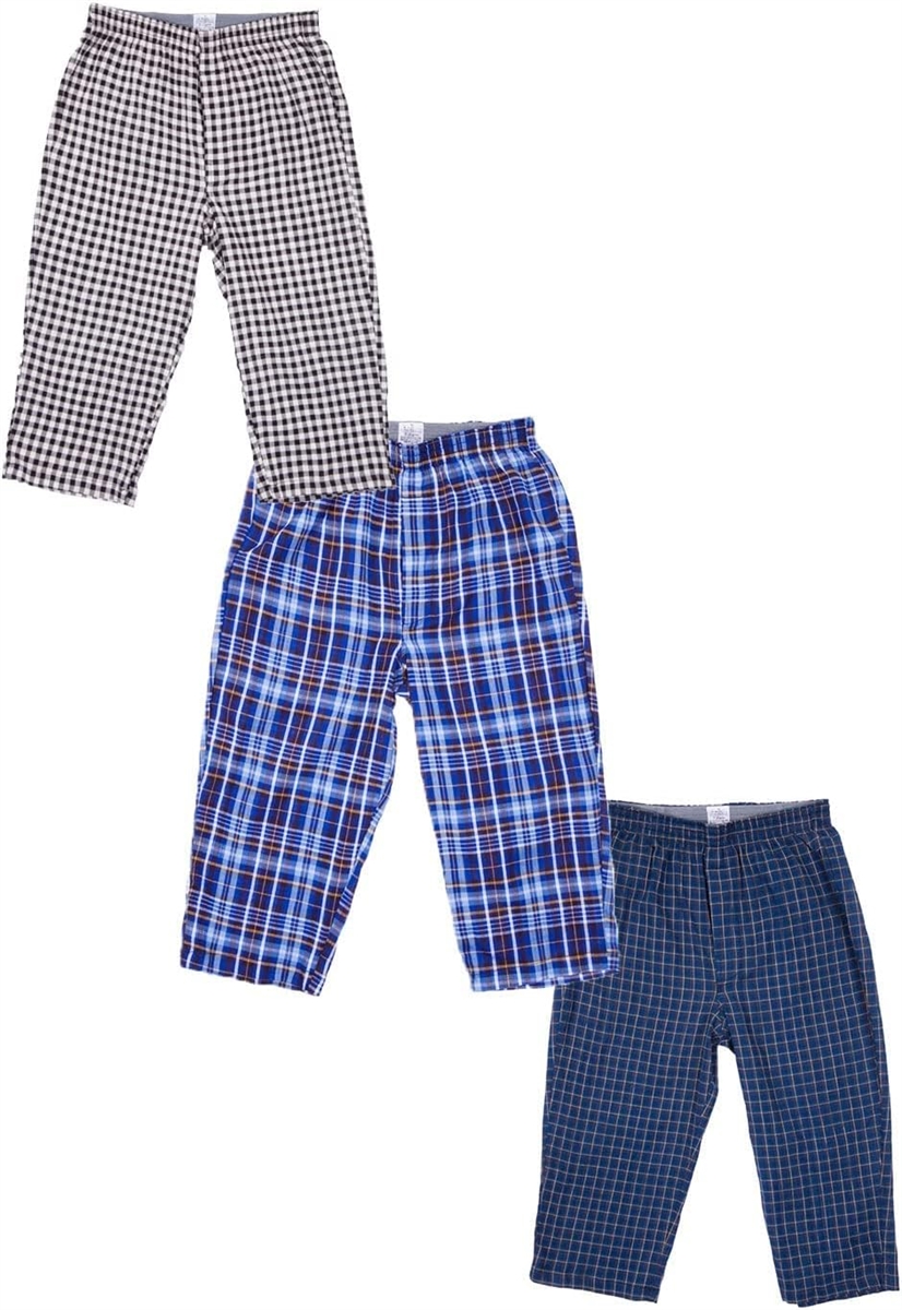 ステテコ セット メンズ カジュアル プリント チェック柄 7分丈 綿100％ 前あき 春 夏(チェック柄　ランダム3枚セット,  L)