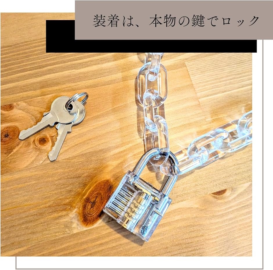 ネックレス 南京錠 サブカル 極太 チェーン サブカル地雷 レディース