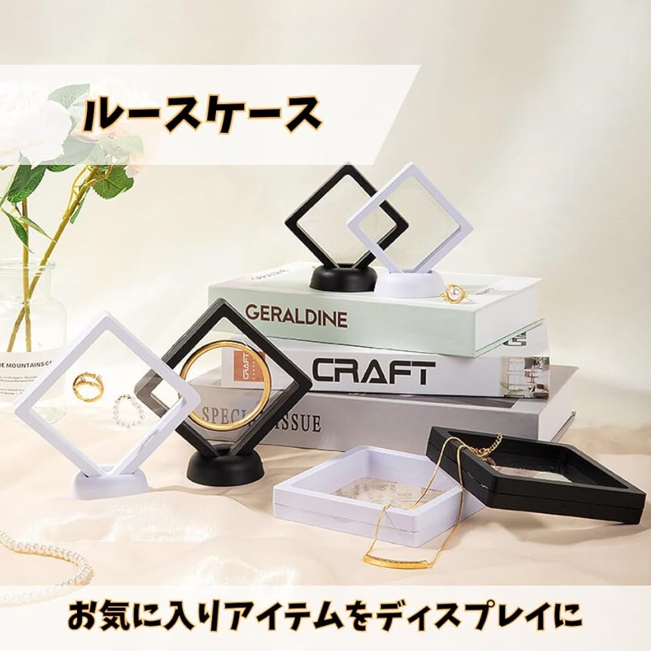 ルースケース メダルケース アクセサリー 透明フィルム 10個セット