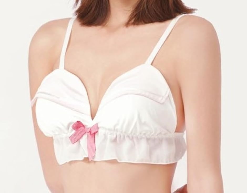 大きいサイズ ゆめかわ フリフリ ノンワイヤー ブラ ショーツ セット