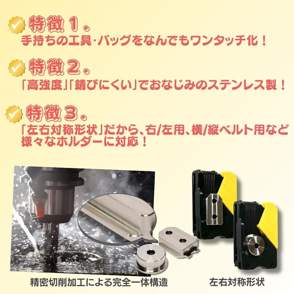 自作や改造に。ワンタッチ工具ホルダー用オス金具M2.5 - M3用