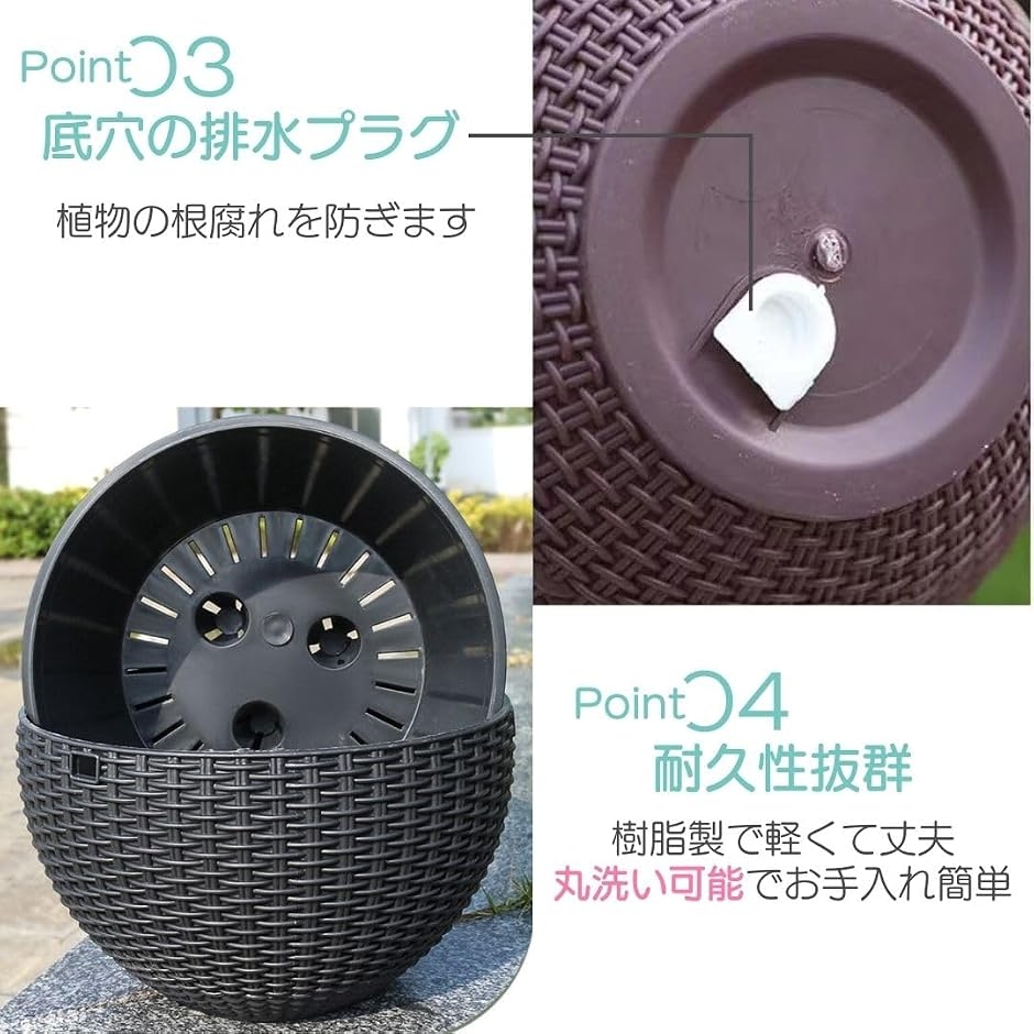 *ハンキング* ハンギングプランター 室内 プラスチック 植木鉢 ハンギングバスケット