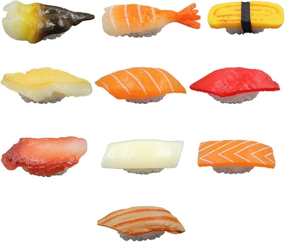 食品サンプル キット フェイク寿司 さんぷるん お寿司 握りセット (A