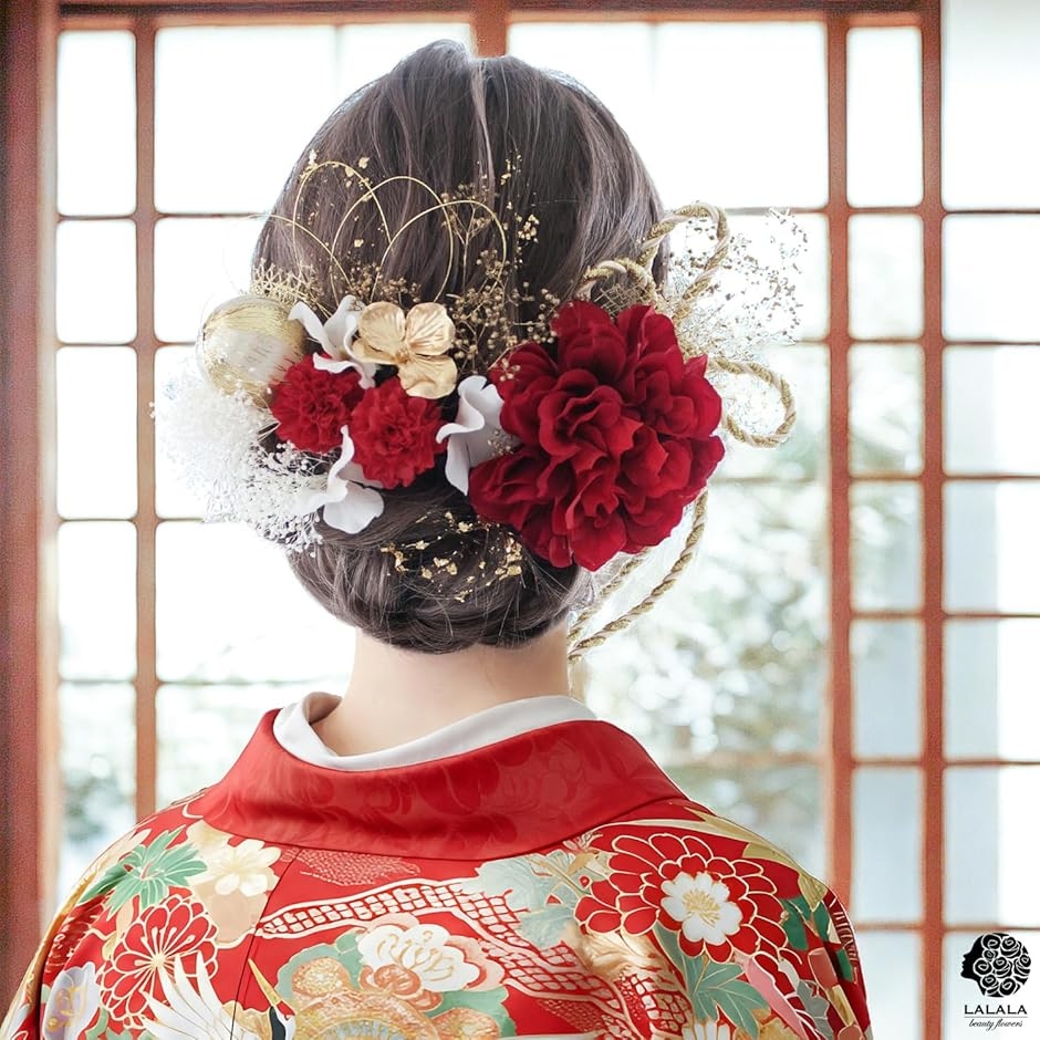 成人式・卒業式にぴったりの華やか髪飾り 和装小物 七五三 結婚式 入学