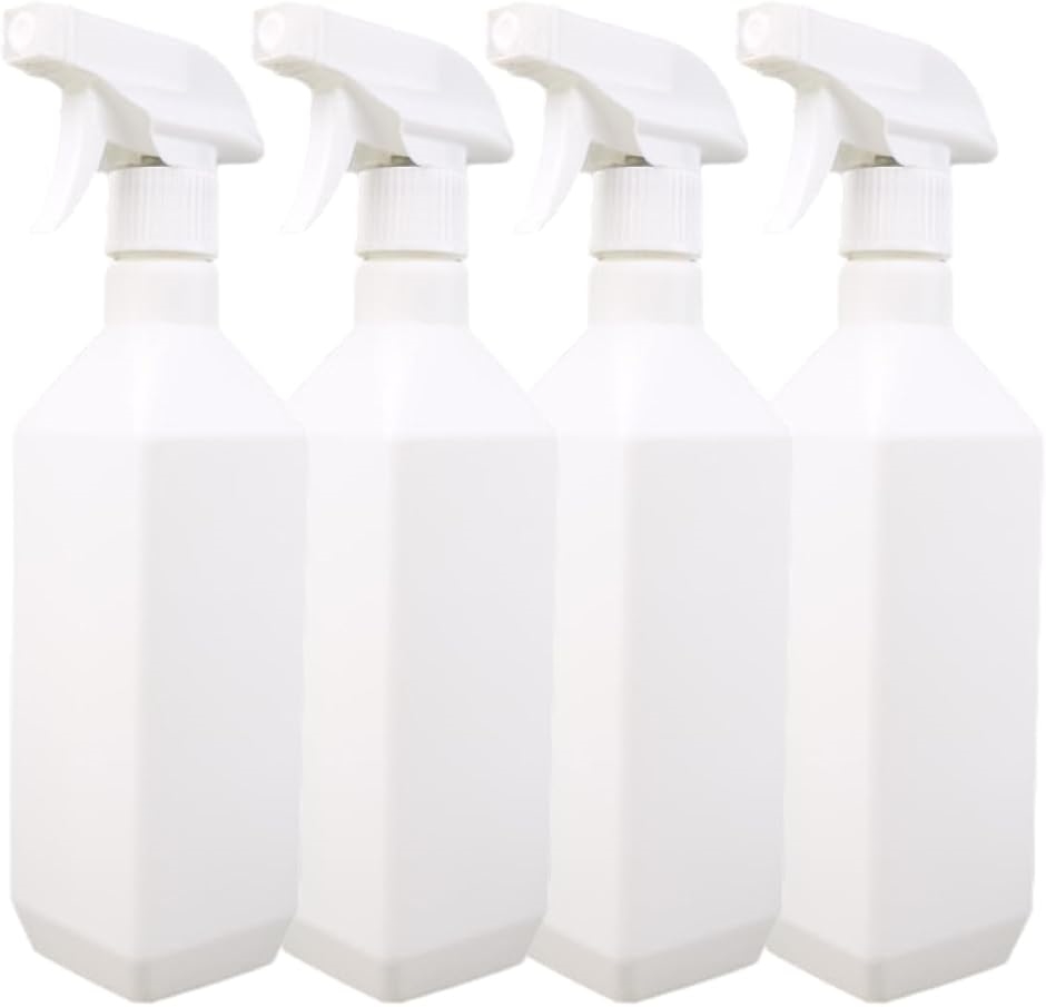 遮光スプレーボトル 500ml アルコール対応 霧吹き容器 4本セット