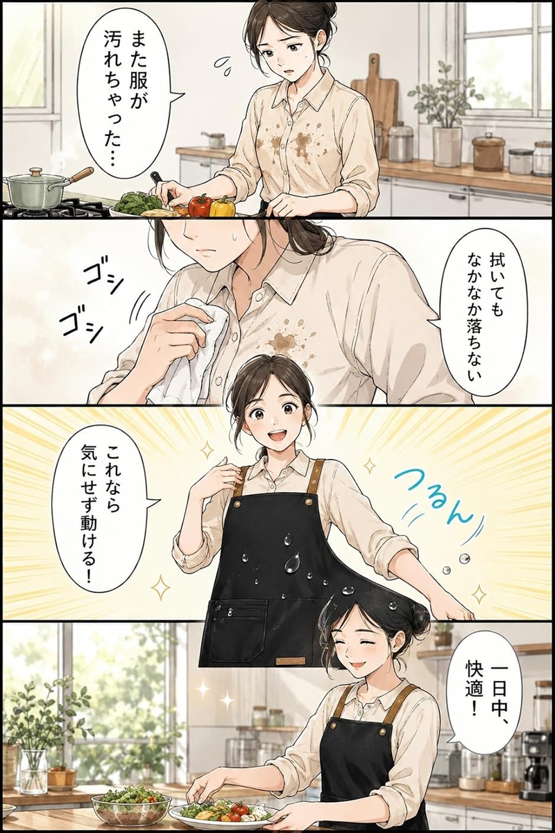 エプロン カフェエプロン おしゃれ かわいい ...の詳細画像3