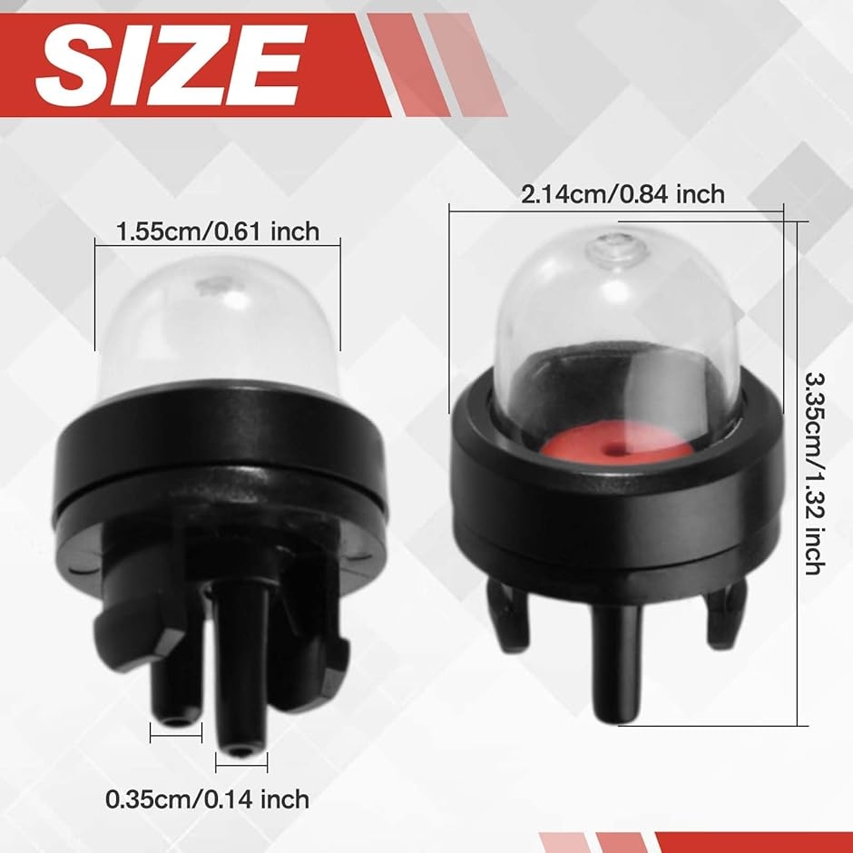互換品】 プライマーポンプ プライミングポンプ 4個セット 燃料ホース2 