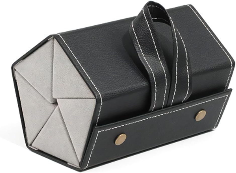 メガネケース 折りたたみ式 サングラス メガネ置き 壁掛け 複数 5本収納 持ち運び 収納ケース (ブラック)