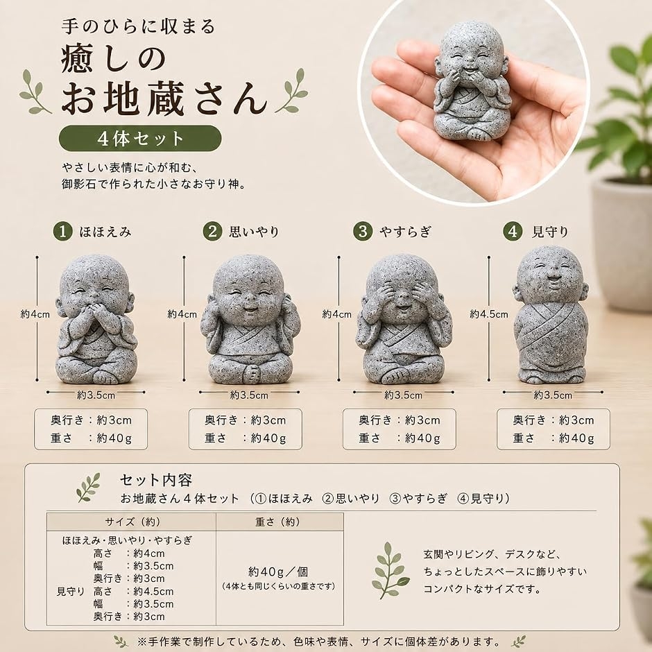 お地蔵さん 置物 ミニ 仏像 縁起物 開運 玄関 癒し 和風 インテリア
