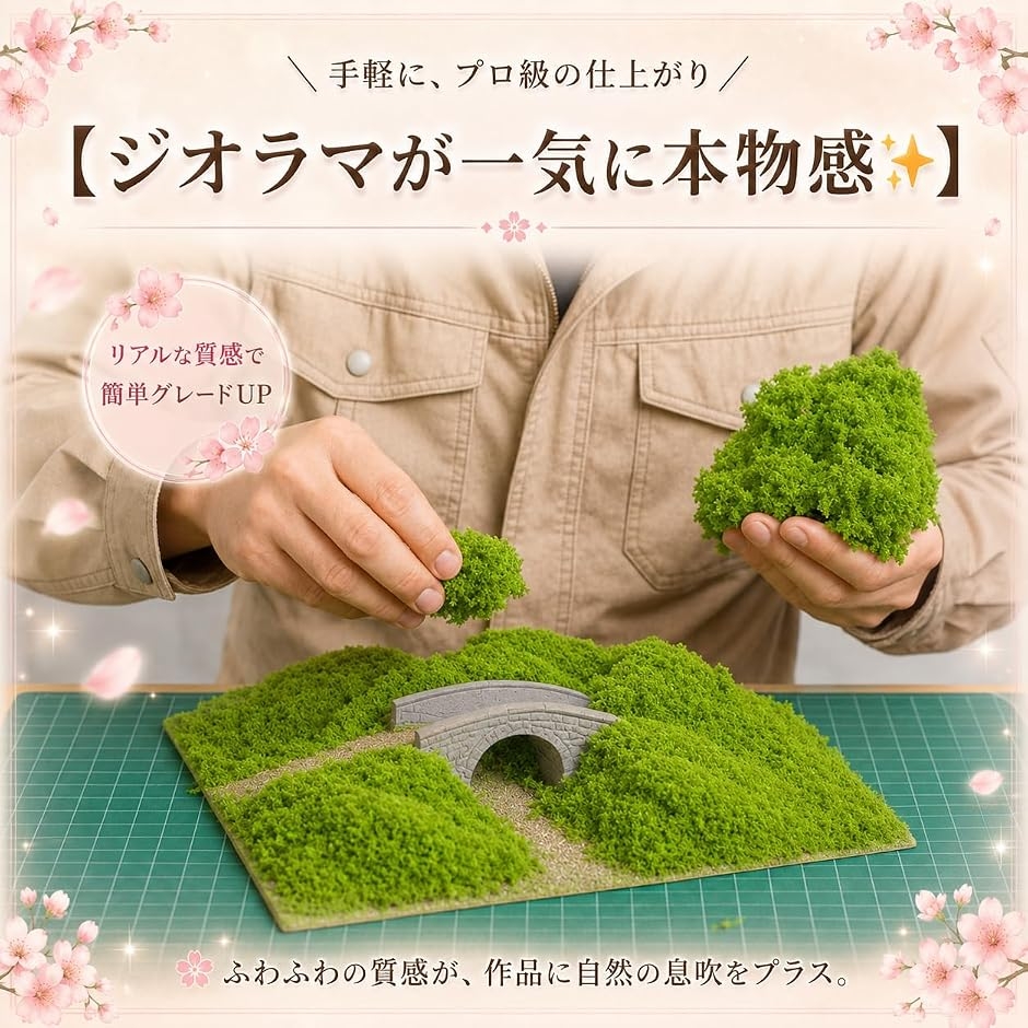人工苔 モス ミニ盆栽 ジオラマ 草 フェイク...の詳細画像2