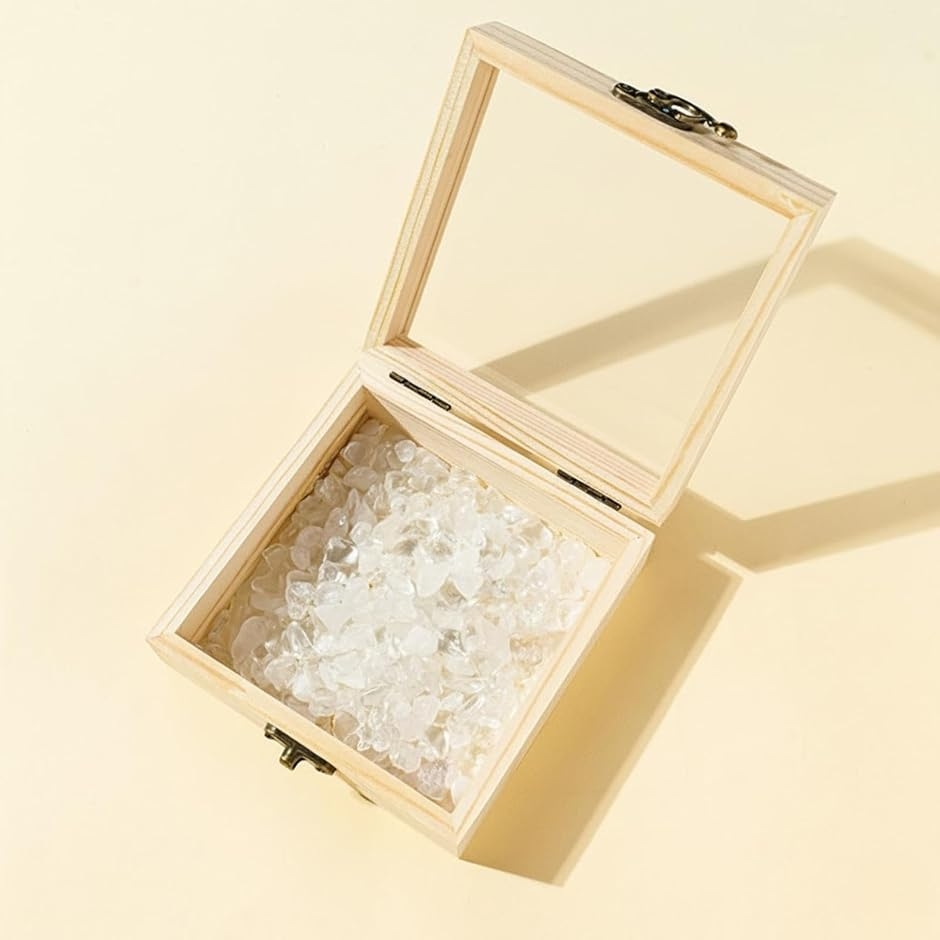 水晶 さざれ石 浄化用 木製皿 さざれチップ付 パワーストーン 玄関