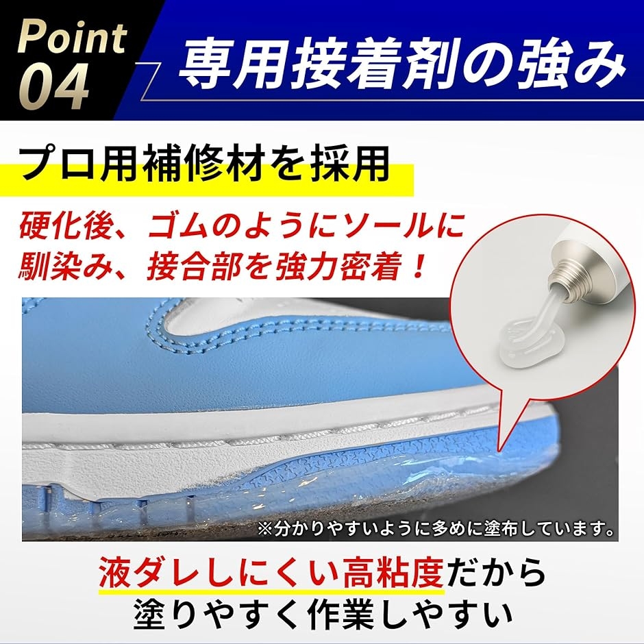 KICKS SHIELD スニーカー ソールプロテクター ソールガード 強力接着剤