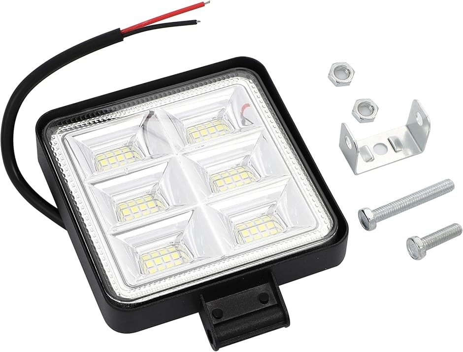 LEDワークライト 144W LED作業灯 12V 24V 6000k 汎用 広角 LED投光器