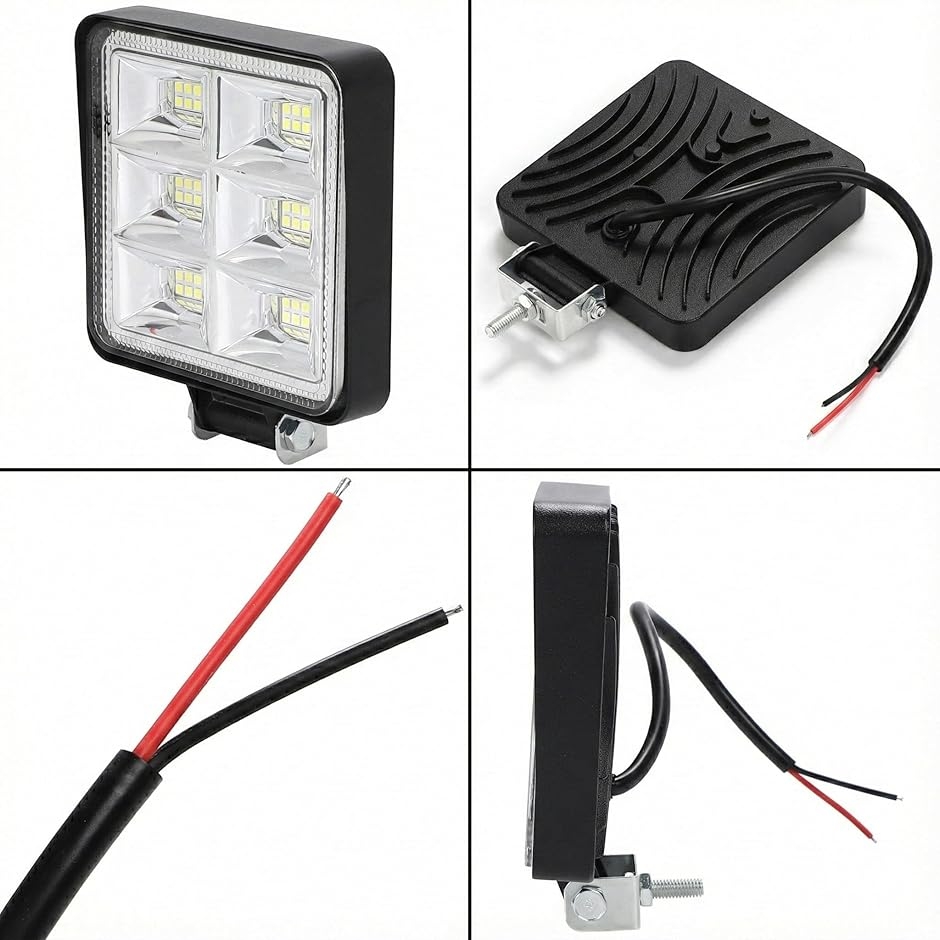 LEDワークライト 144W LED作業灯 12V 24V 6000k 汎用 広角 LED投光器
