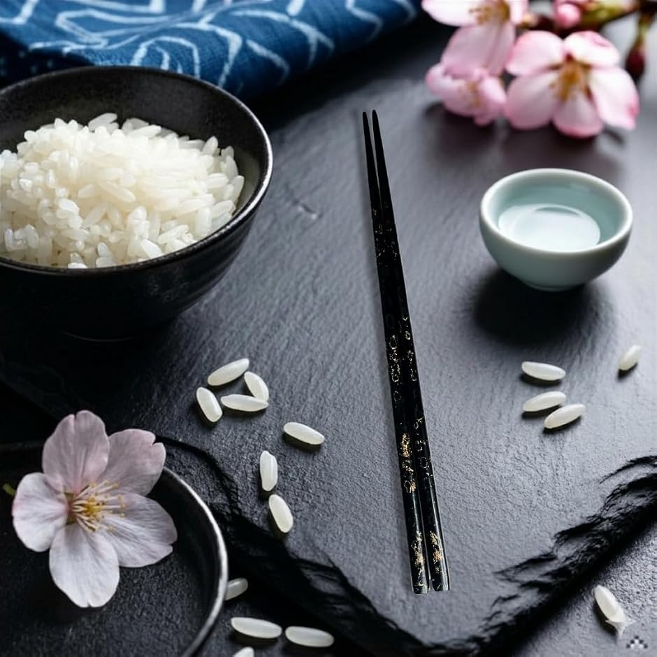 津軽塗 箸 漆華 SHIKKA 数十回を超える丹念な塗り重ね 職人の手仕事で