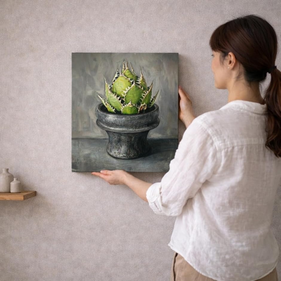 塊根植物 コーデックス 絵画 アートパネル ポスター 壁掛け (001B