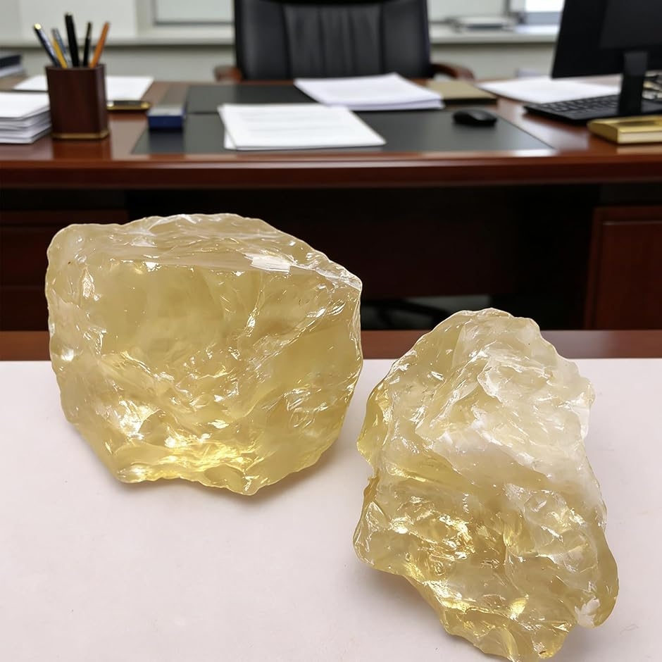 シトリン 水晶クラスター 天然水晶 クリスタル 黄水晶 原石 (シトリン