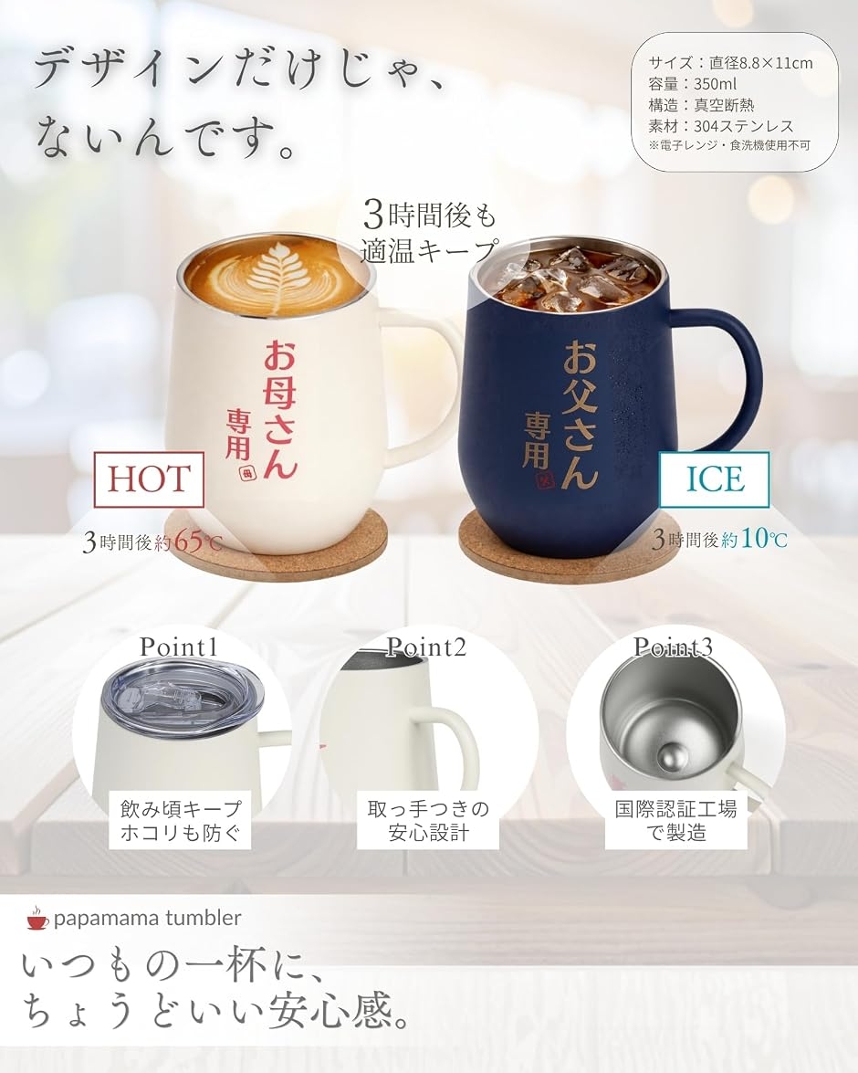 父の日 父親 誕生日プレゼント 包むだけで専用ギフト マグカップ (父